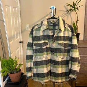 Zara Plaid Overshirt